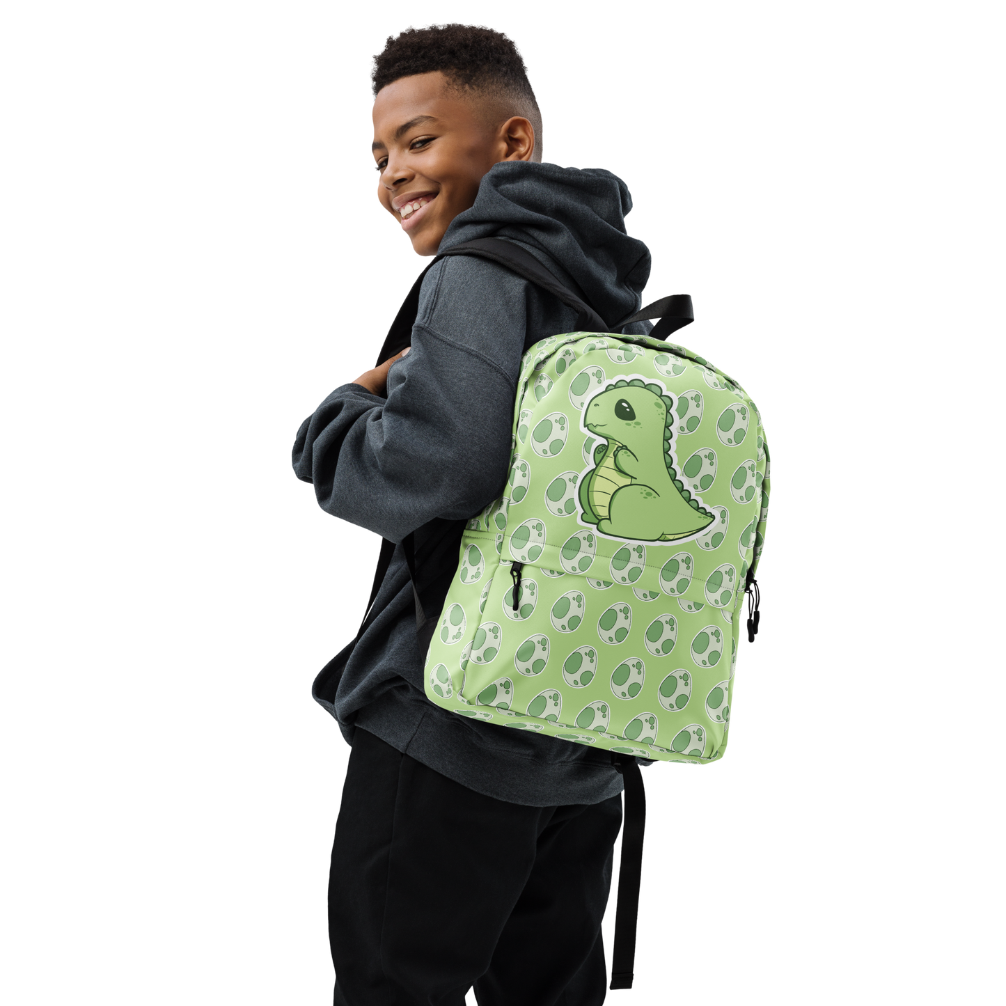 Green Tyrannosaurus Rex Backpack