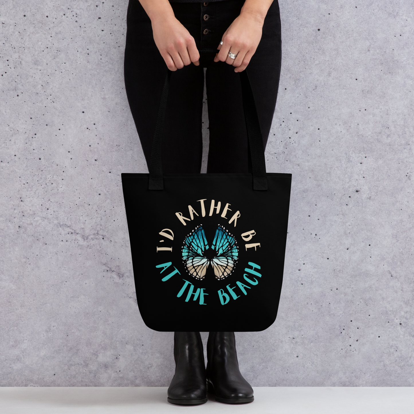 I'd Rather Be at the Beach (Butterfly Tote) | Tote bag