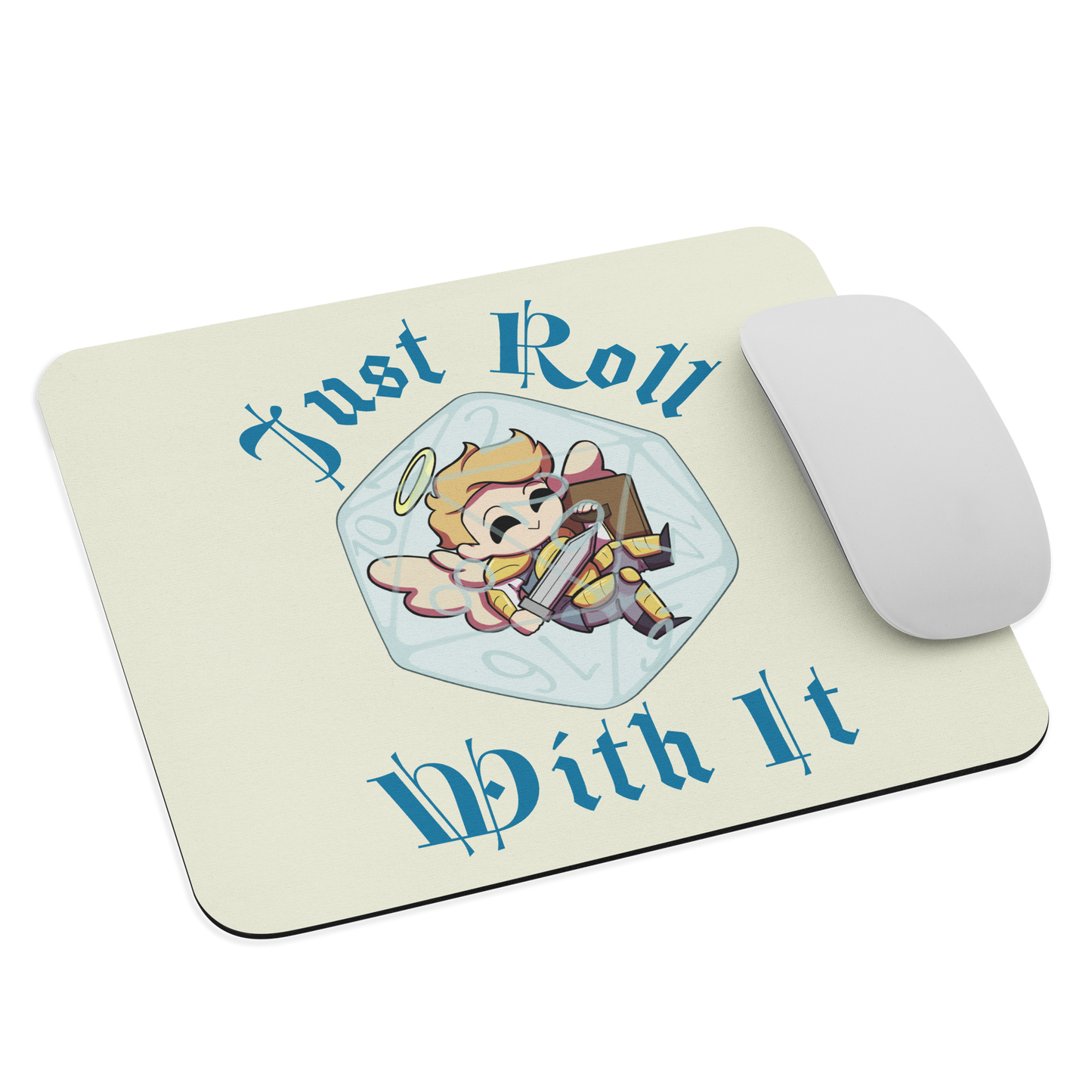 Angel Knight | Mouse pad | "Just Roll with It"