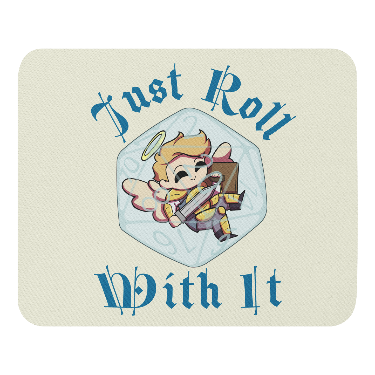 Angel Knight | Mouse pad | "Just Roll with It"