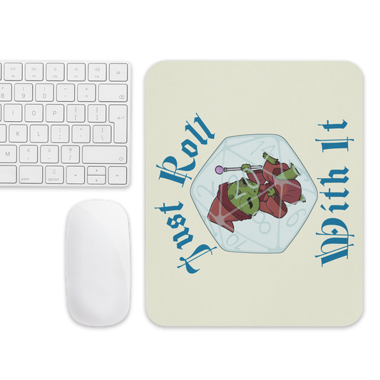 Dragon Mage Mouse pad | "Just Roll With It"