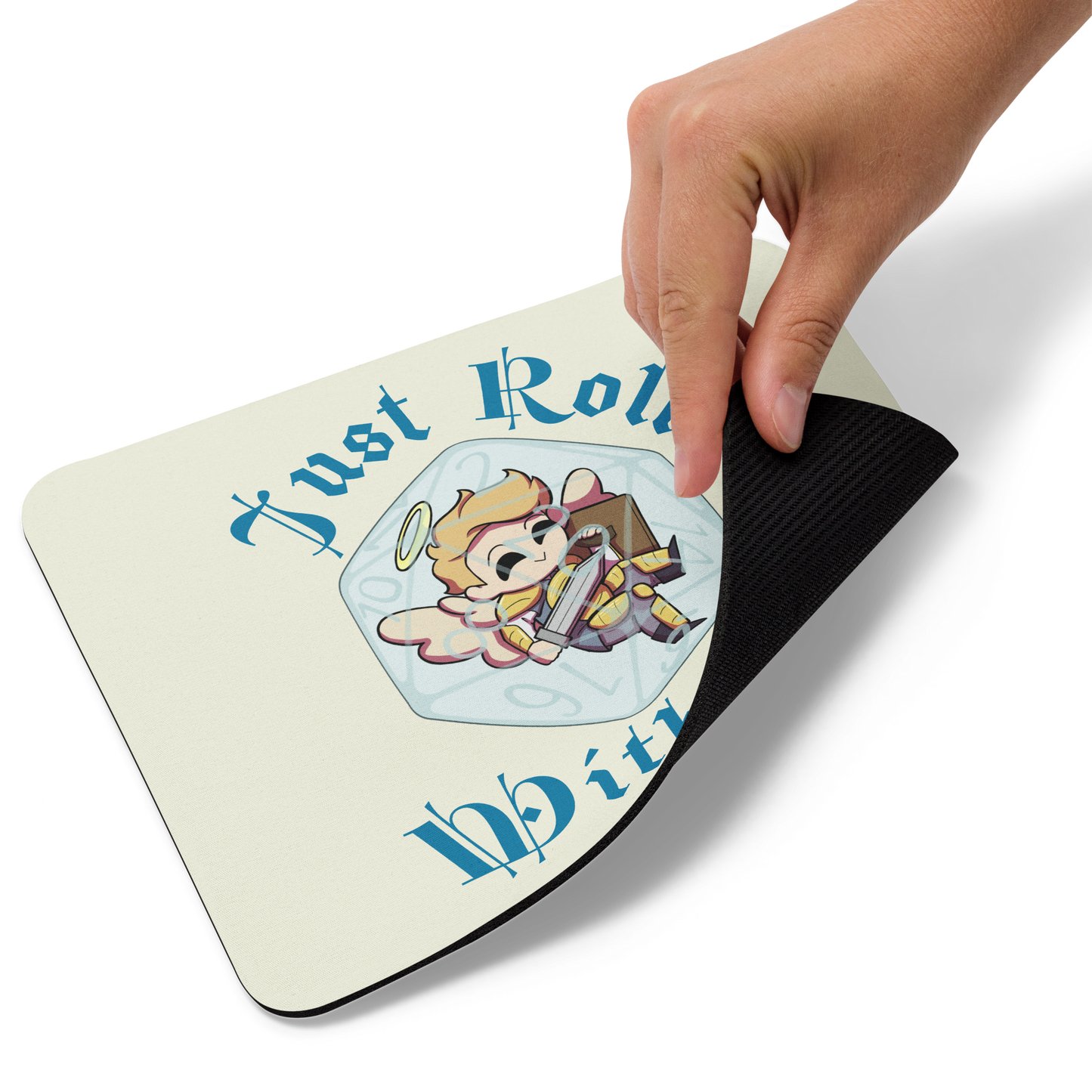 Angel Knight | Mouse pad | "Just Roll with It"