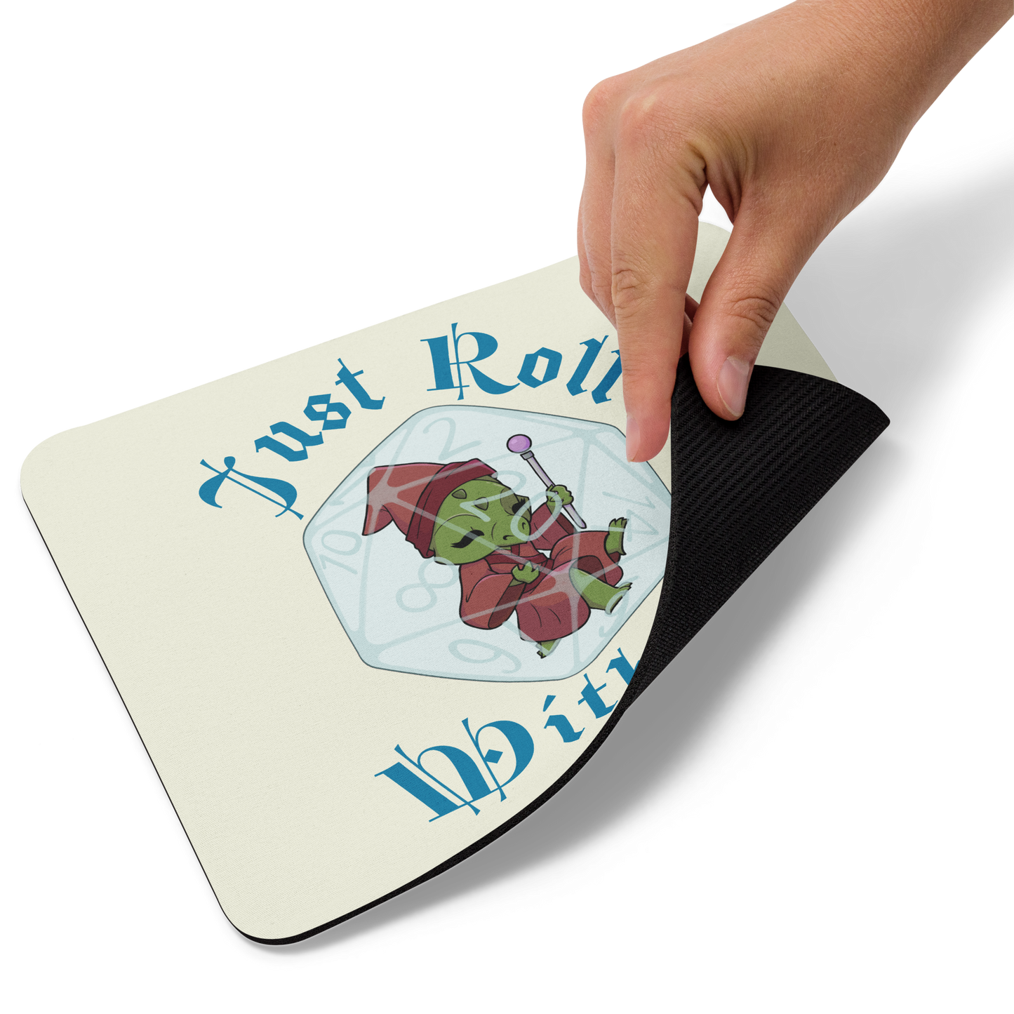 Dragon Mage Mouse pad | "Just Roll With It"