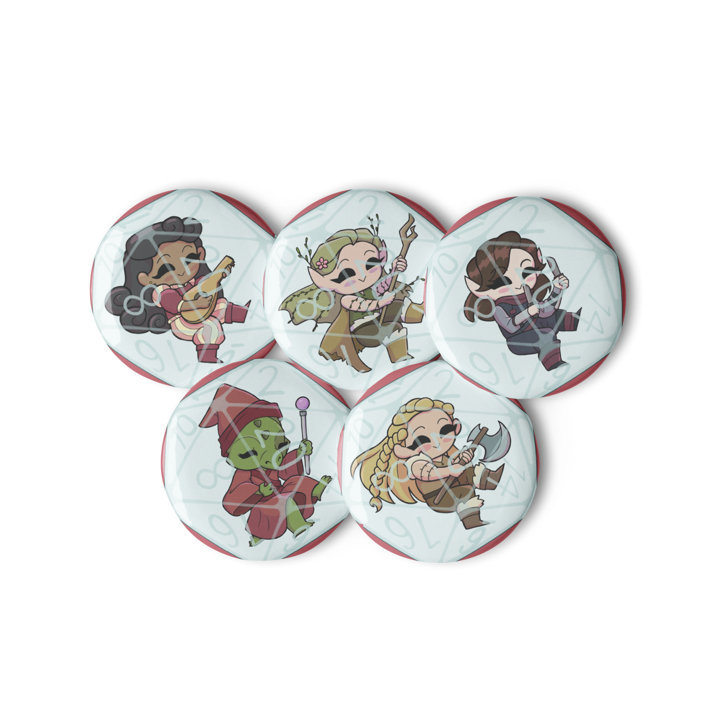 Girl Power I (Set of 5 Pins)
