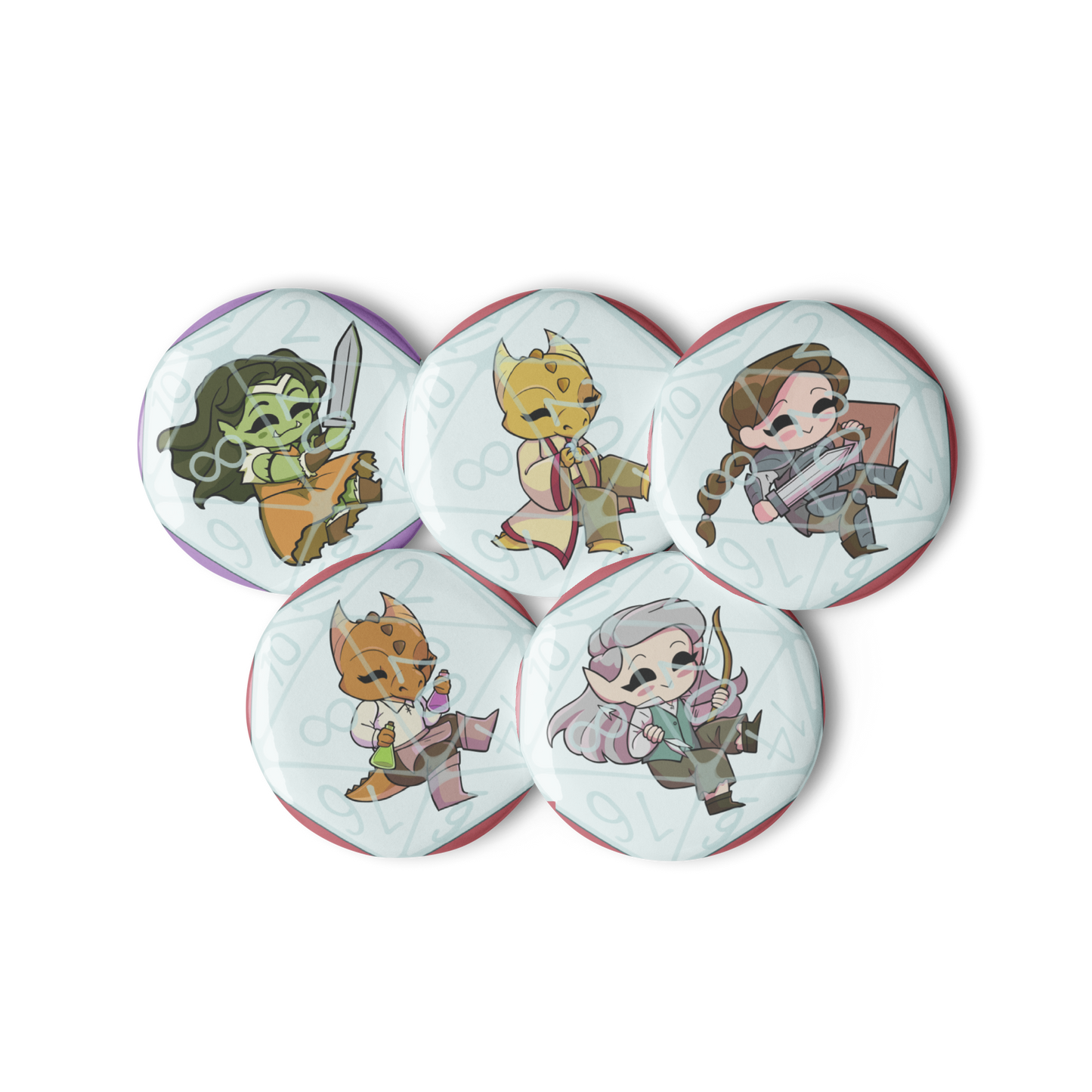 Girl Power II (Set of 5 Pins)
