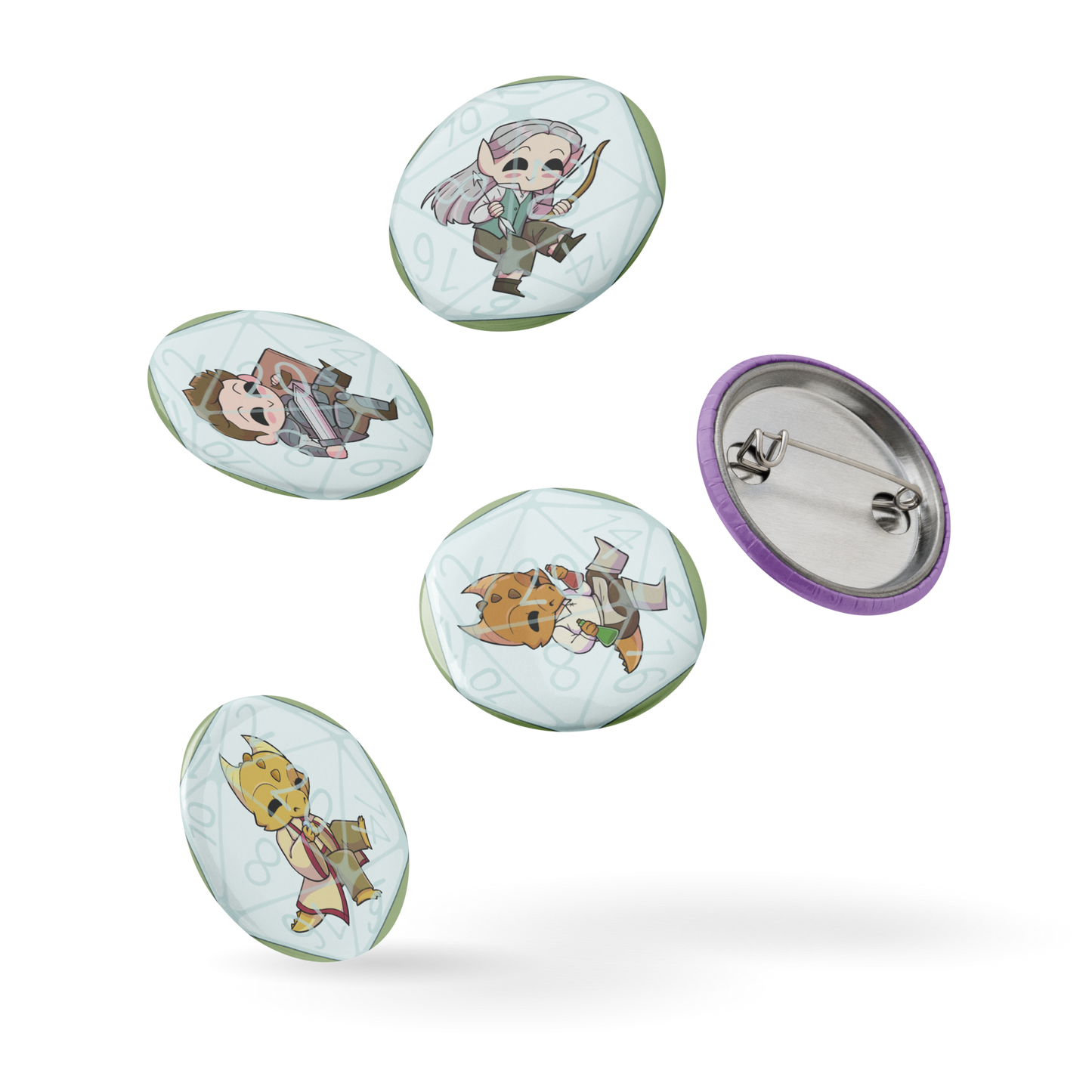 Man Power II (Set of 5 Pins)