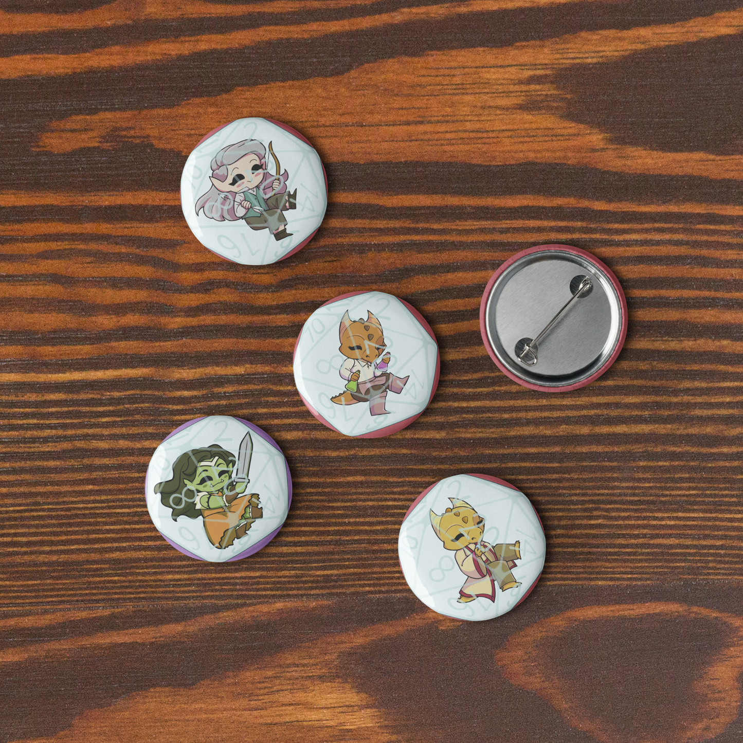 Girl Power II (Set of 5 Pins)