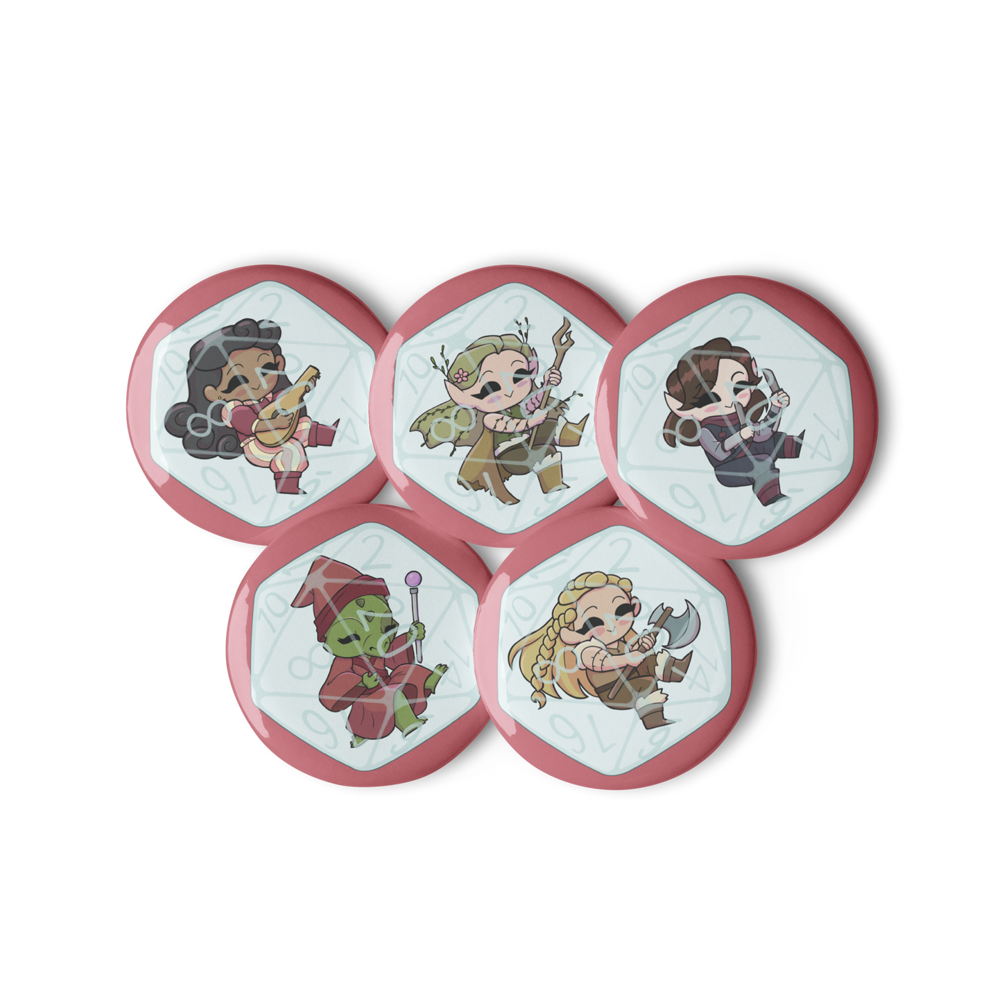 Girl Power I (Set of 5 Pins)