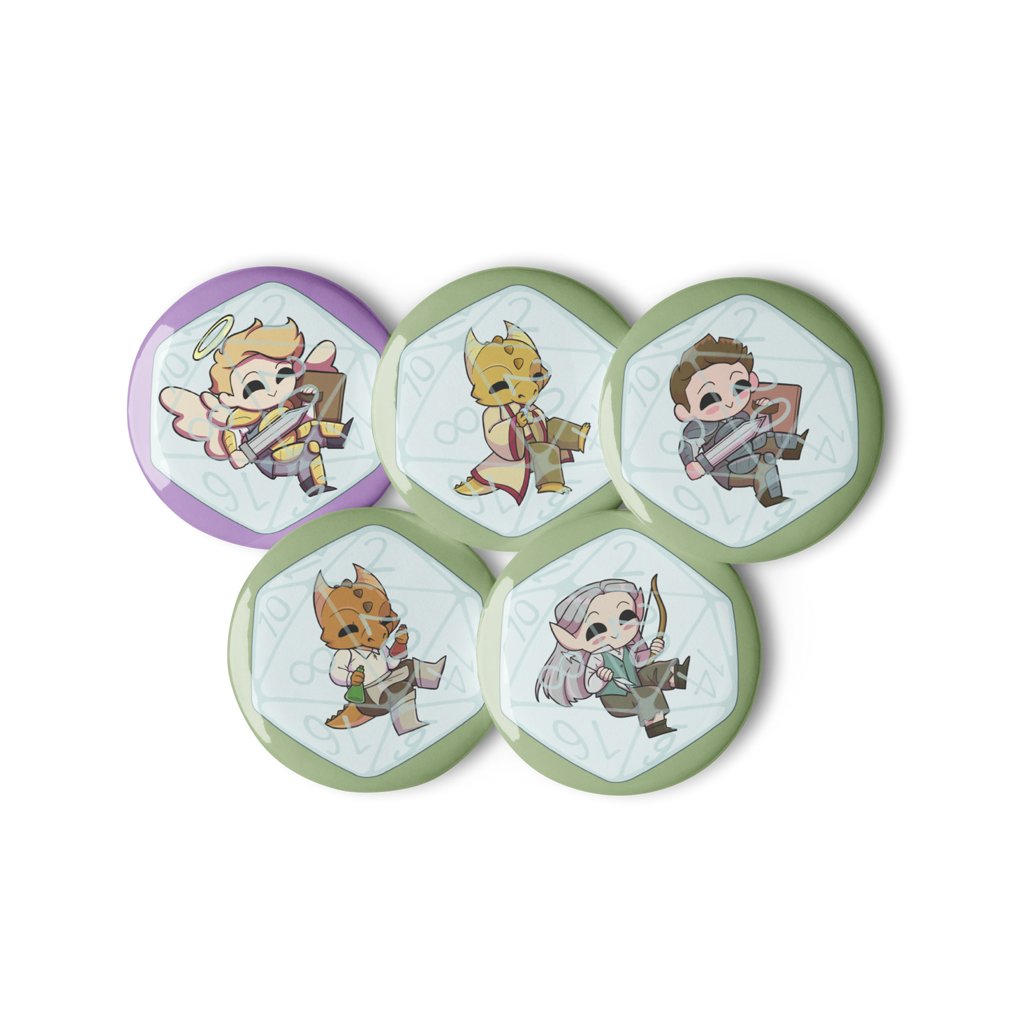 Man Power II (Set of 5 Pins)