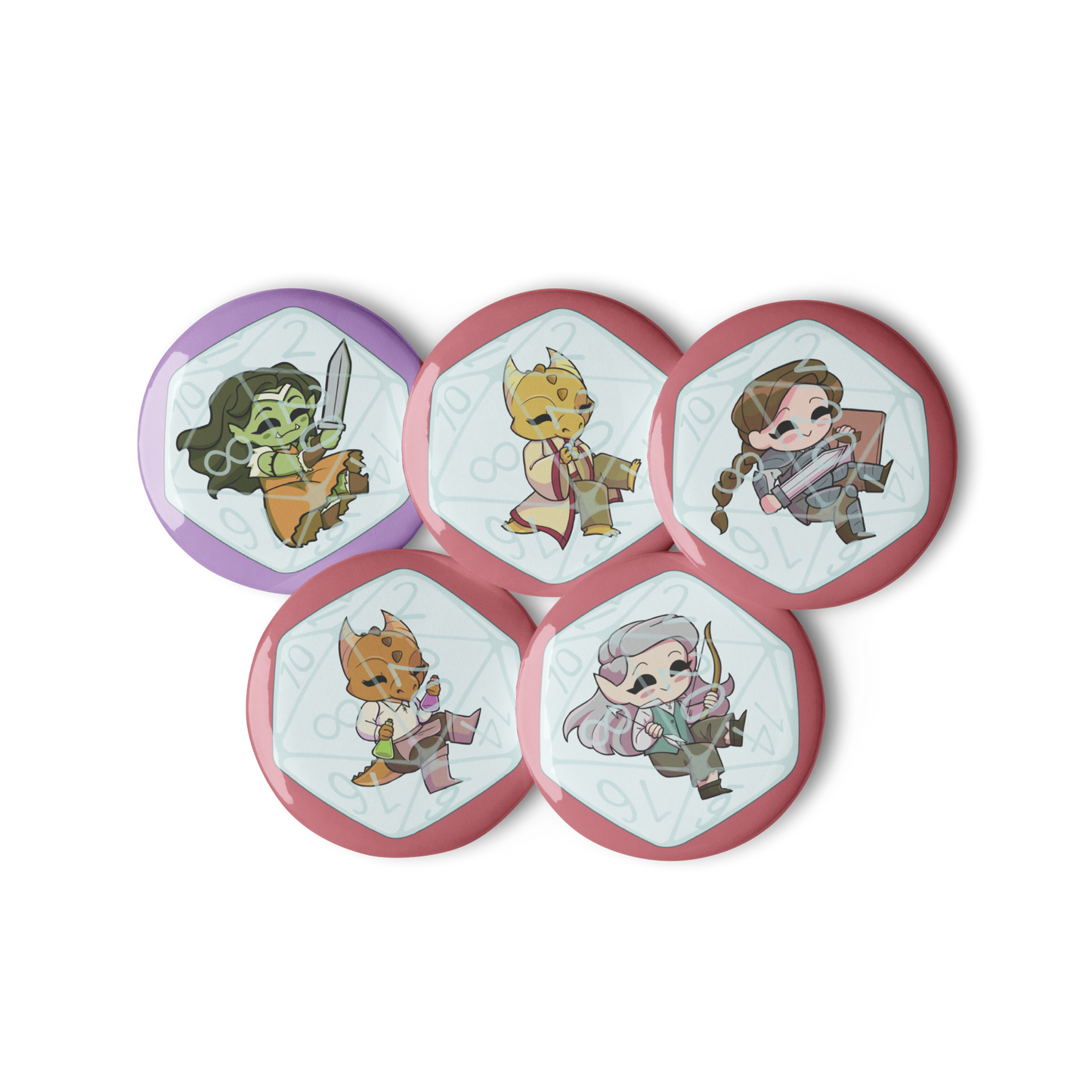 Girl Power II (Set of 5 Pins)