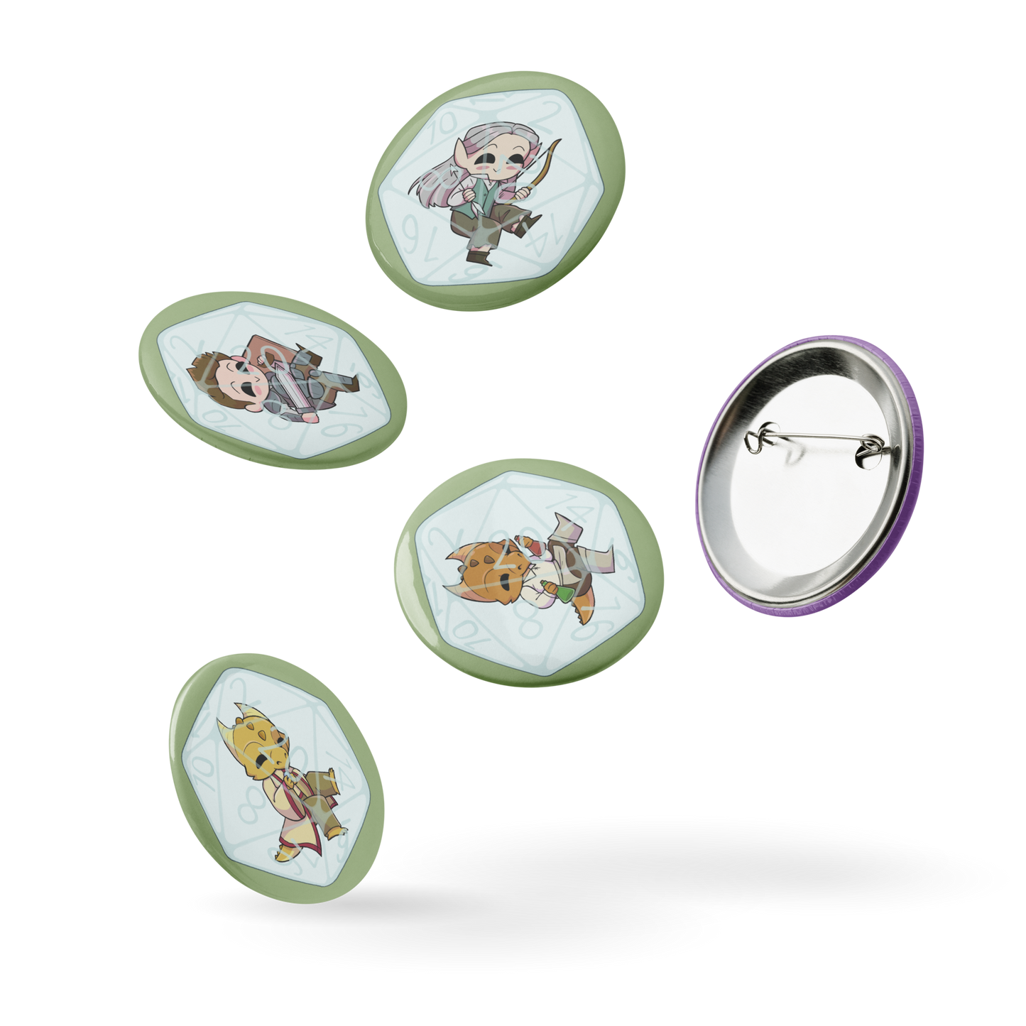 Man Power II (Set of 5 Pins)