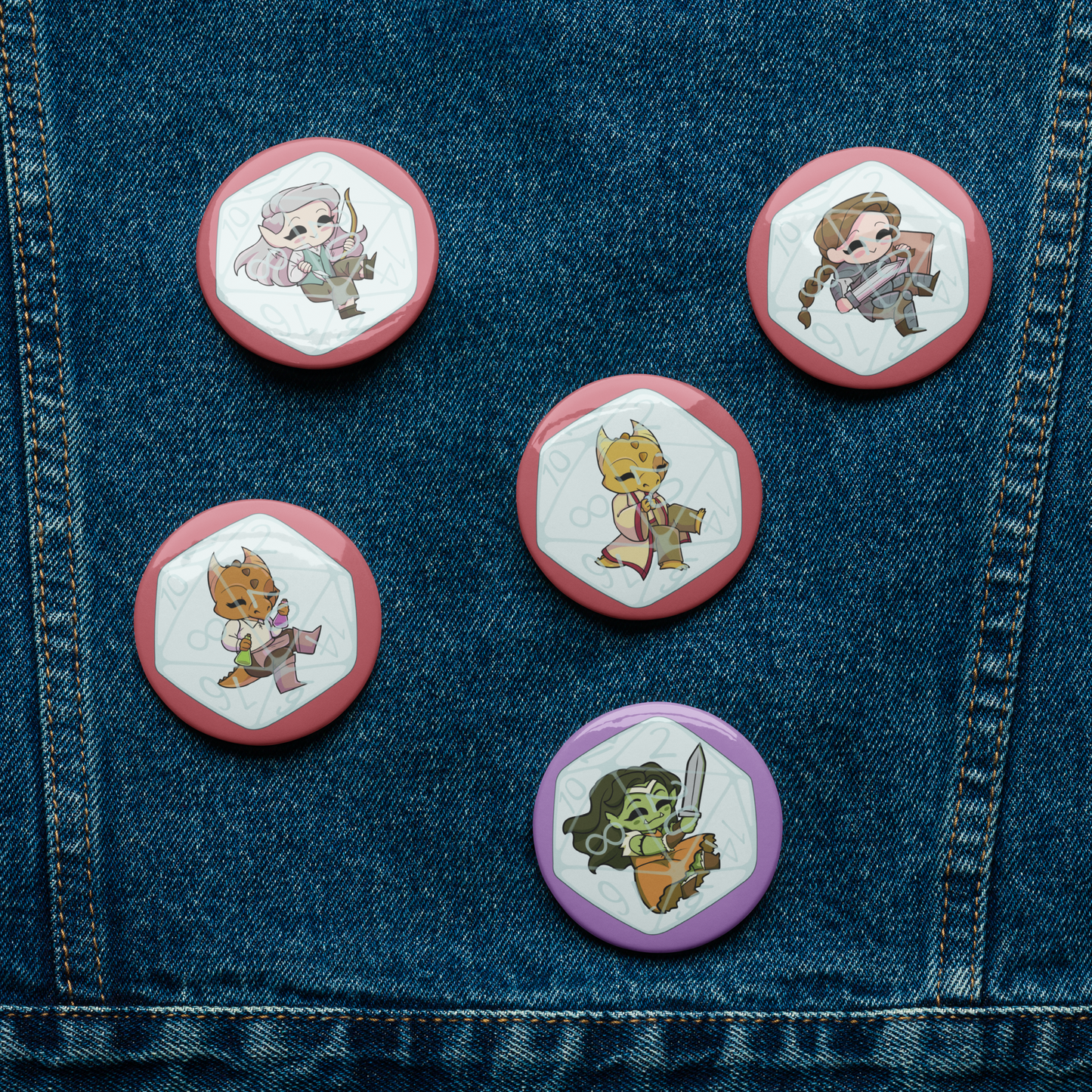 Girl Power II (Set of 5 Pins)