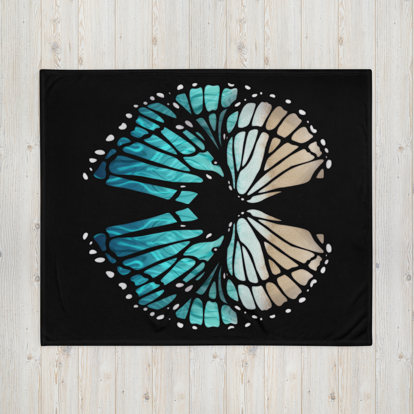 Beach Butterfly | Throw Blanket