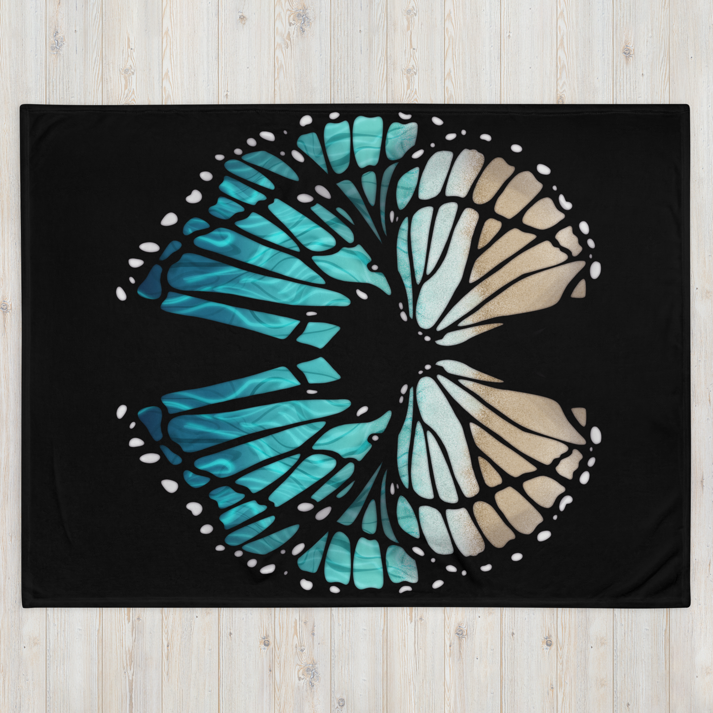 Beach Butterfly | Throw Blanket