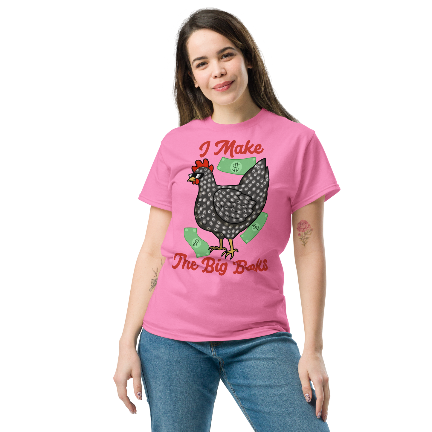 I Make the Big Boks | Speckled Chicken | Unisex Tee