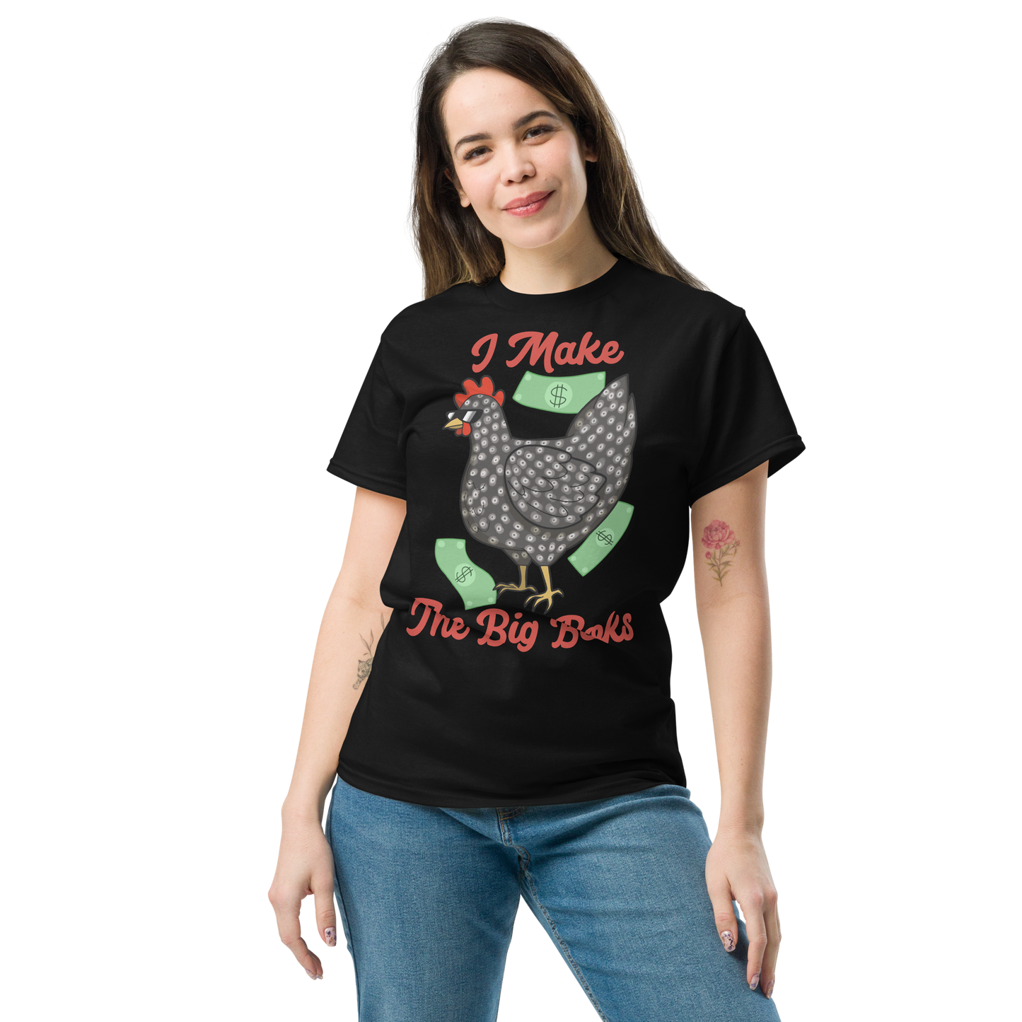 I Make the Big Boks | Speckled Chicken | Unisex Tee