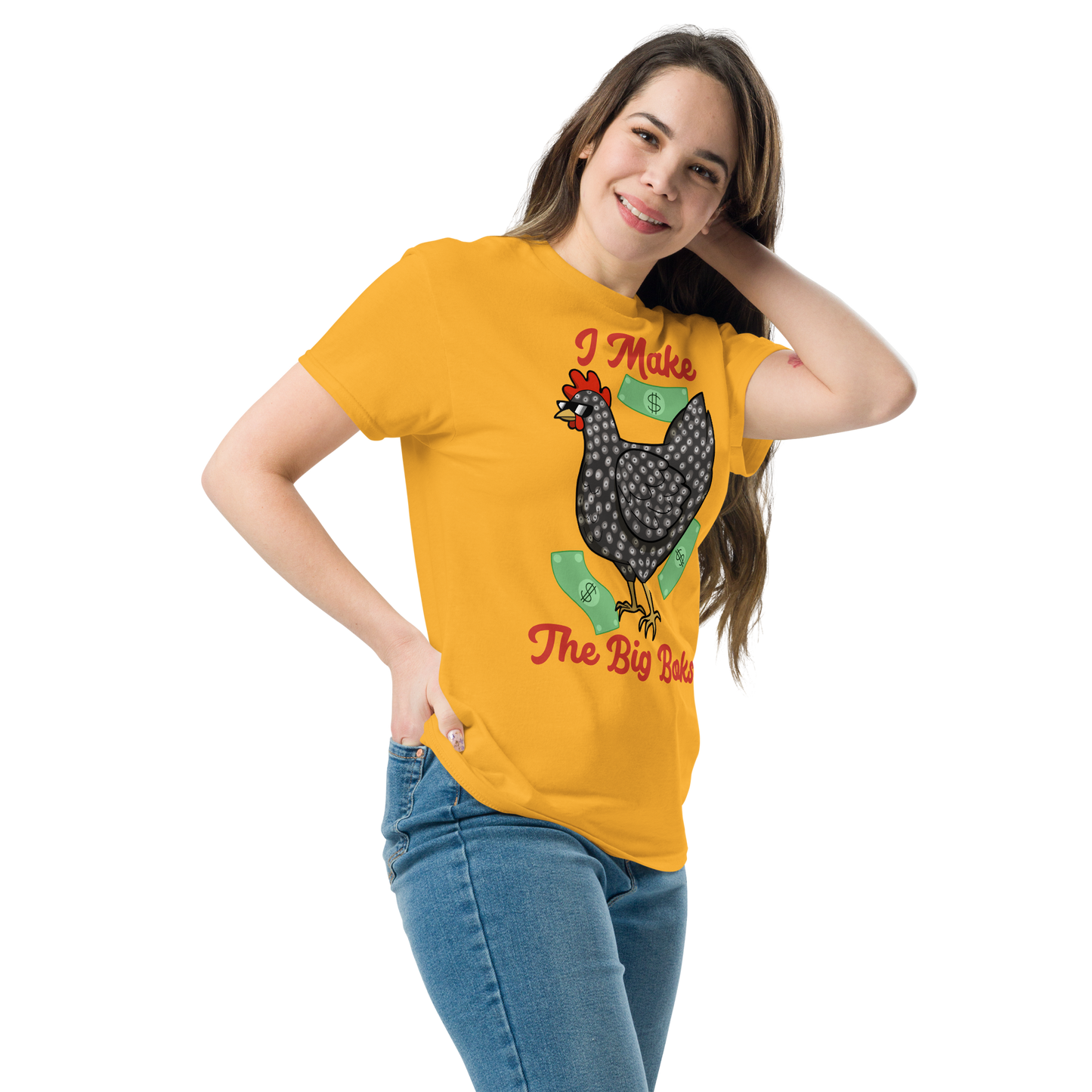 I Make the Big Boks | Speckled Chicken | Unisex Tee