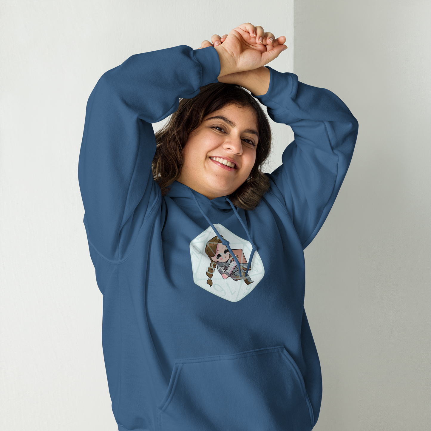 Human Knight Female | Unisex Hoodie
