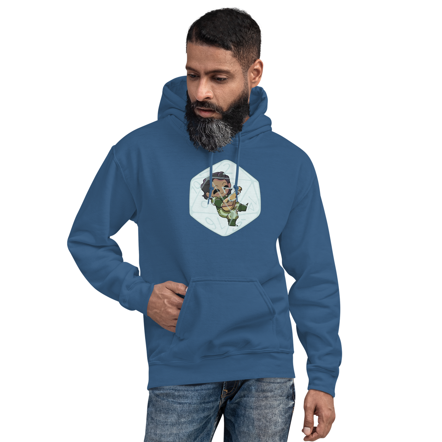 Human Bard Male | Unisex Hoodie