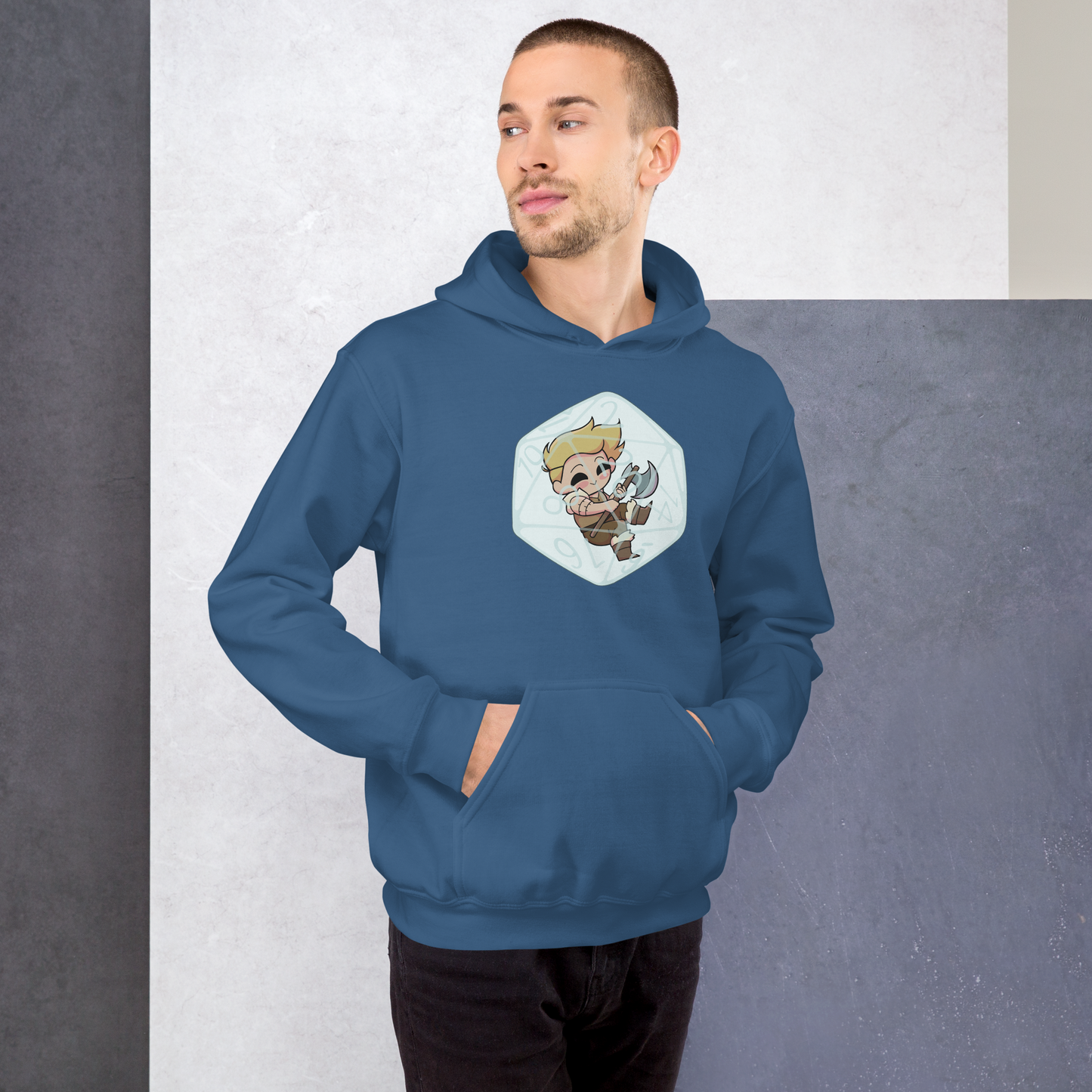 Human Barbarian Male | Unisex Hoodie