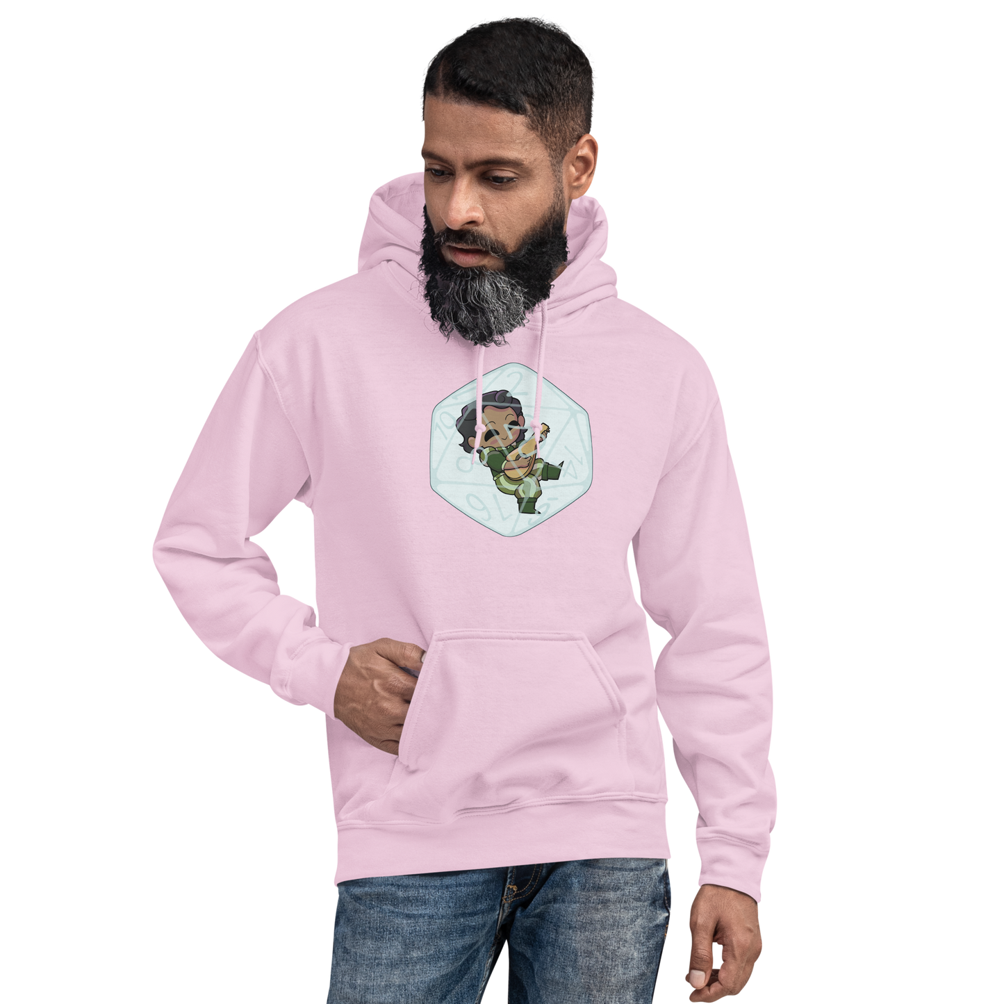 Human Bard Male | Unisex Hoodie