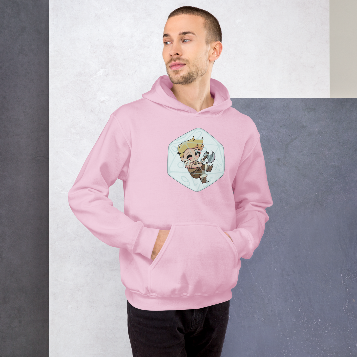 Human Barbarian Male | Unisex Hoodie