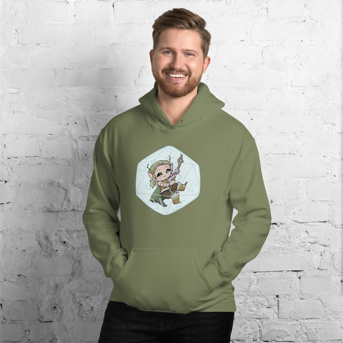 Elf Druid Male | Unisex Hoodie