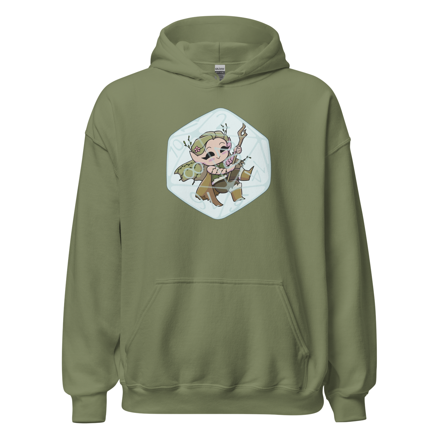Elf Druid Female | Unisex Hoodie