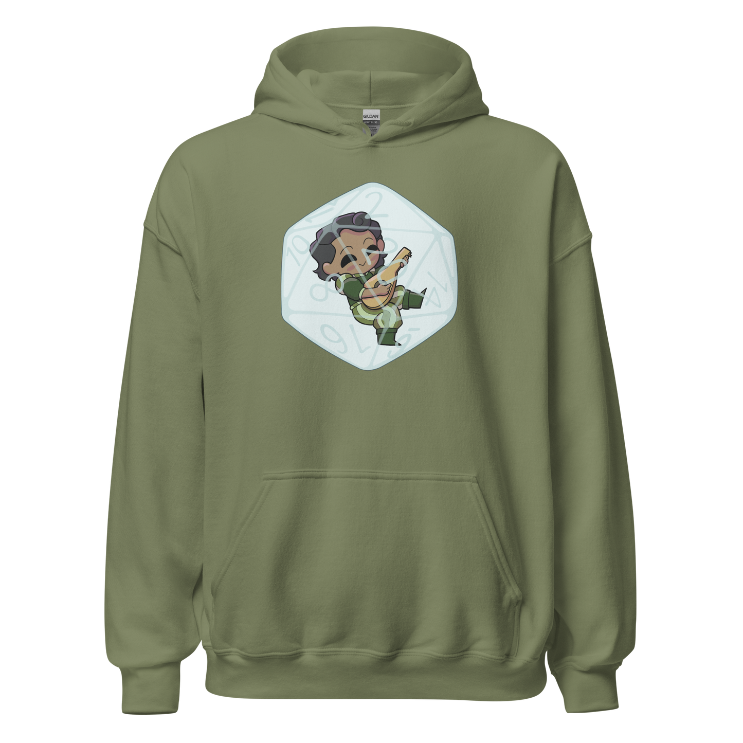 Human Bard Male | Unisex Hoodie