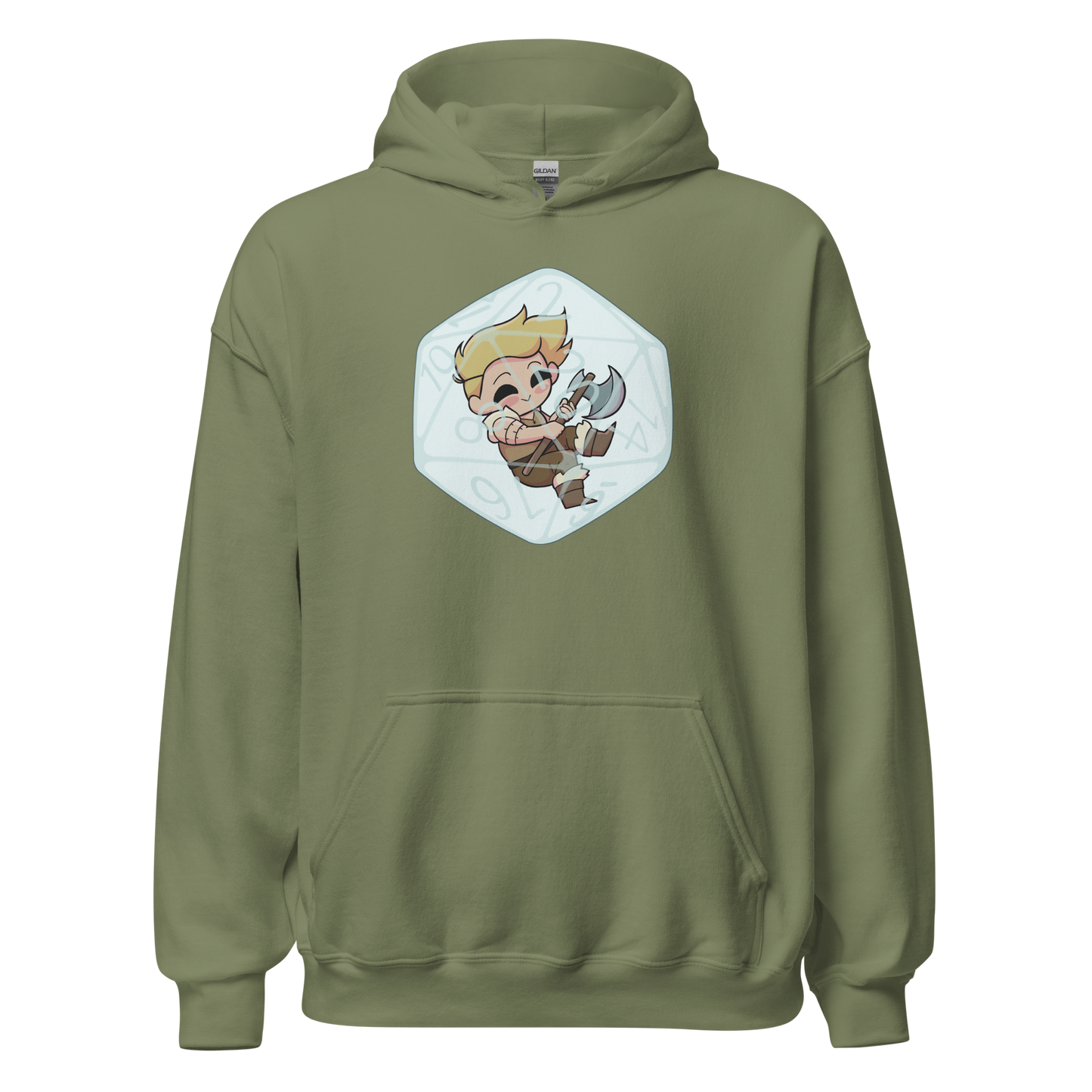 Human Barbarian Male | Unisex Hoodie