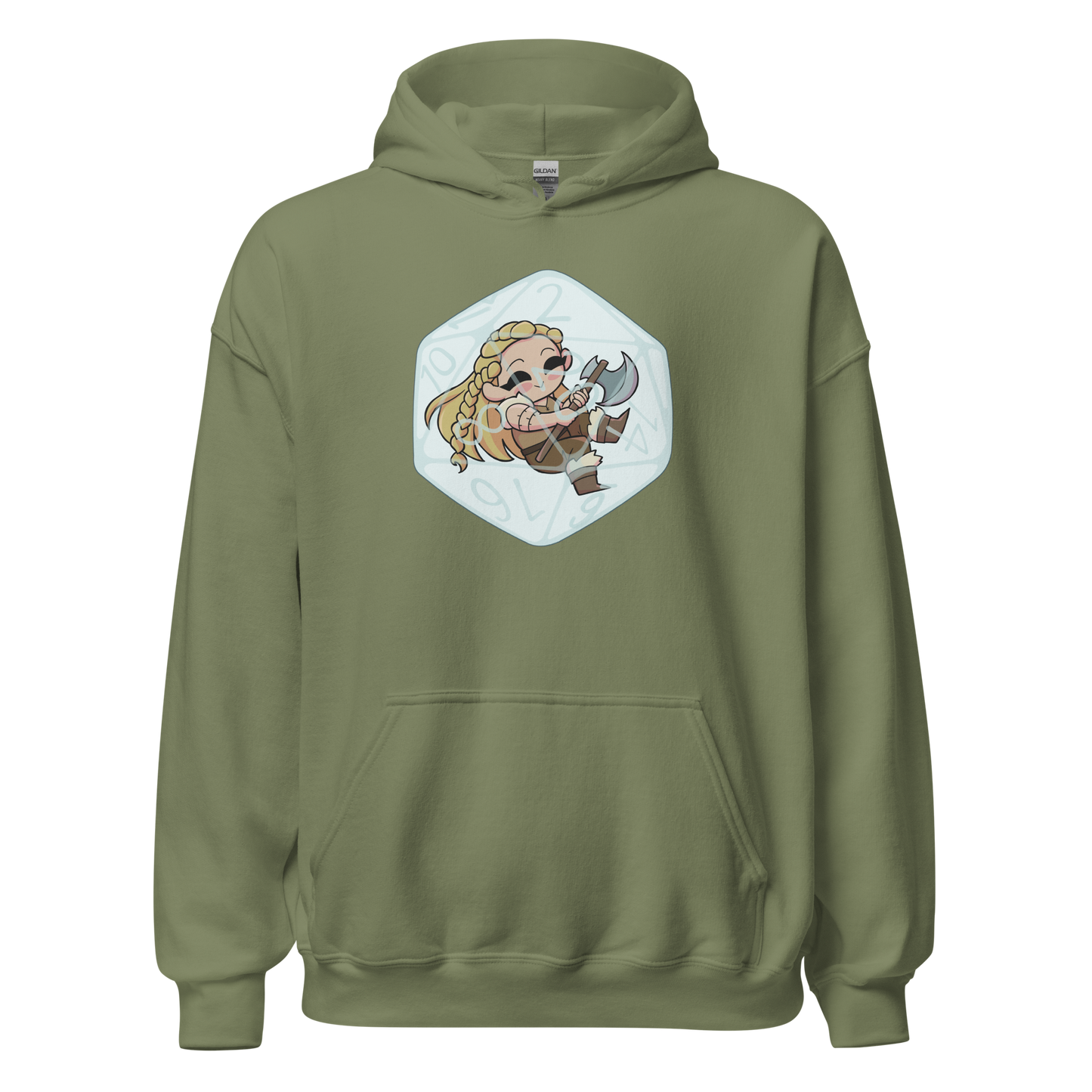Human Barbarian Female | Unisex Hoodie