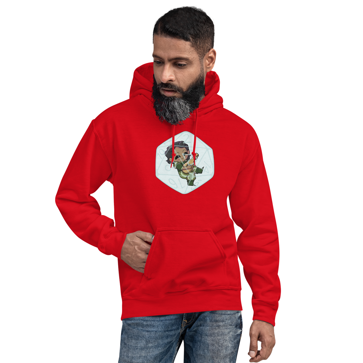 Human Bard Male | Unisex Hoodie