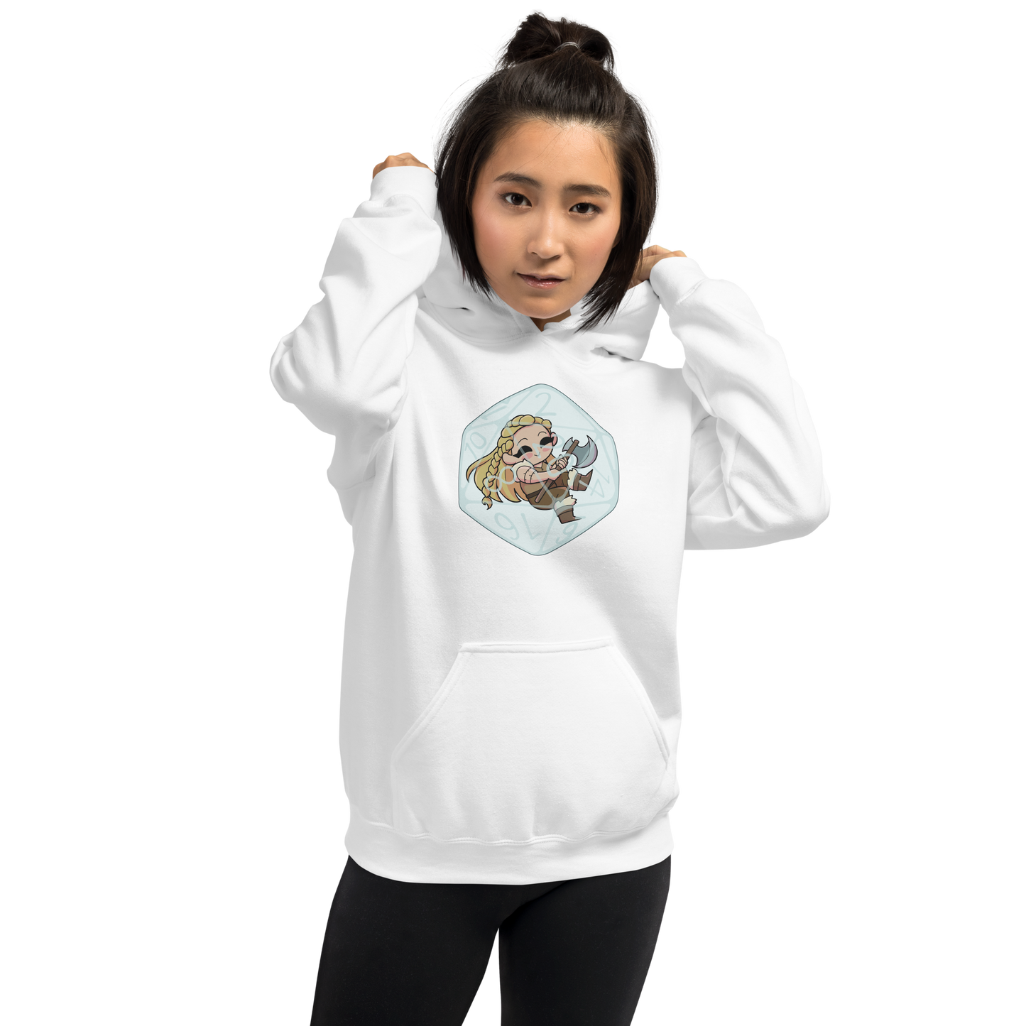Human Barbarian Female | Unisex Hoodie