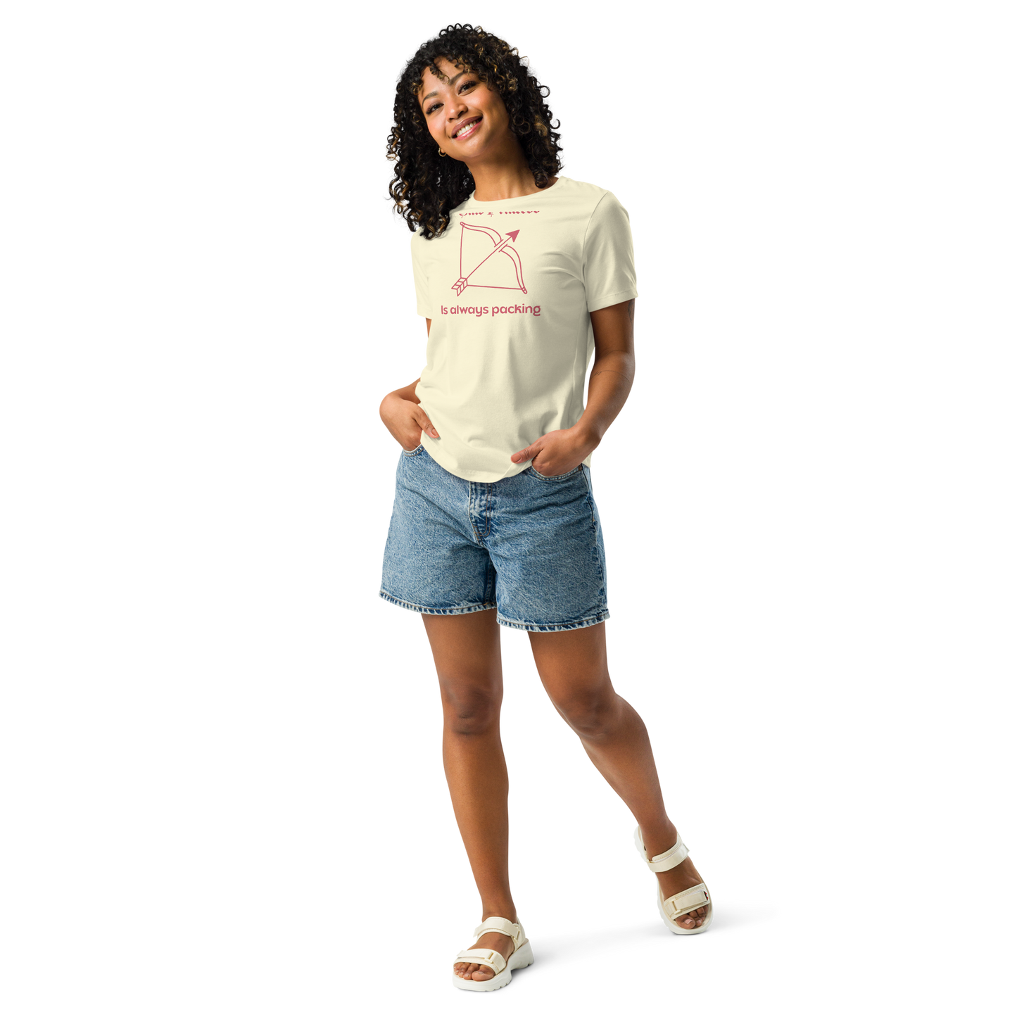 This Princess is Always Packing | Women's Relaxed T-Shirt