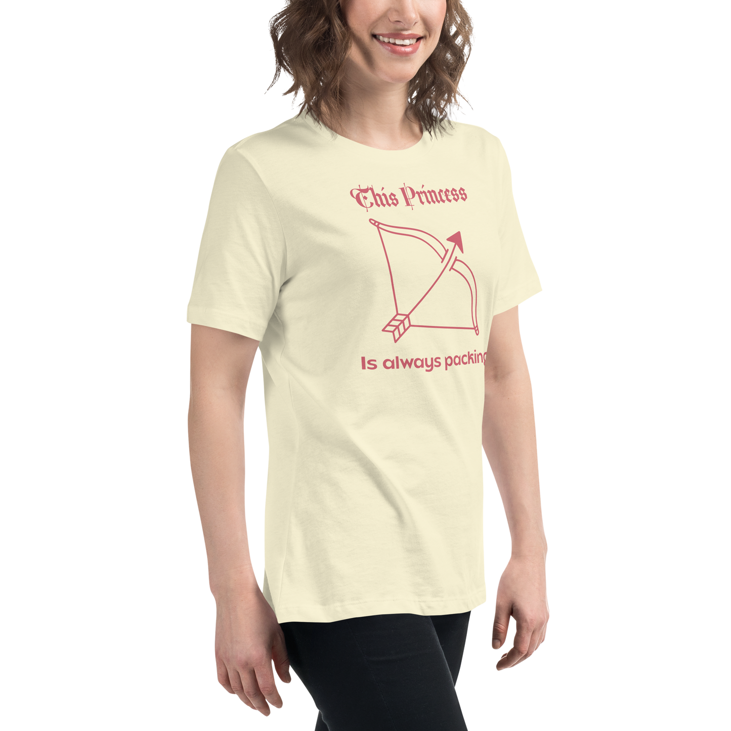 This Princess is Always Packing | Women's Relaxed T-Shirt