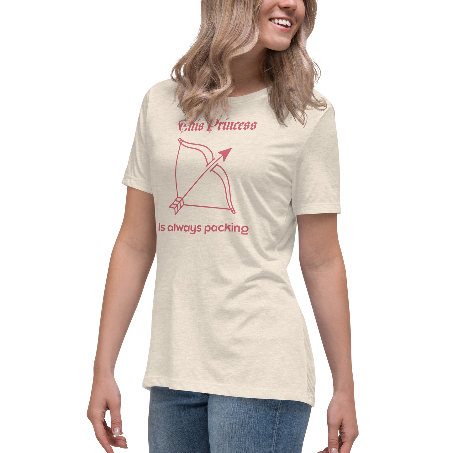 This Princess is Always Packing | Women's Relaxed T-Shirt