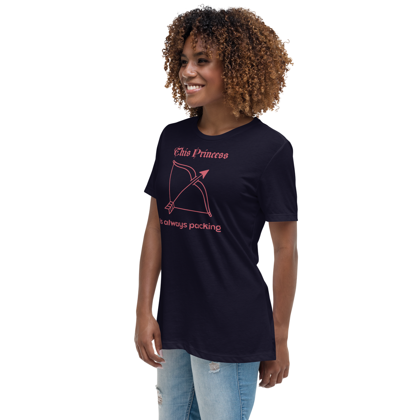 This Princess is Always Packing | Women's Relaxed T-Shirt