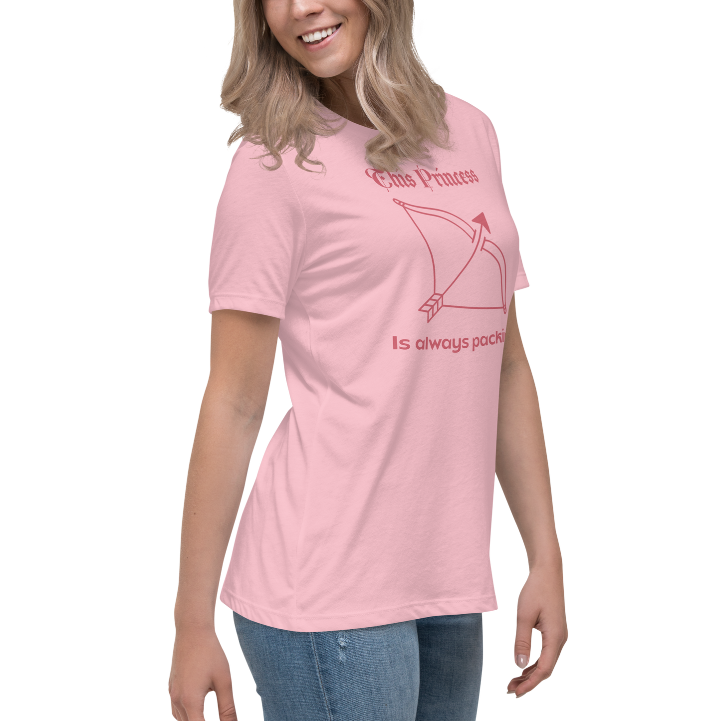This Princess is Always Packing | Women's Relaxed T-Shirt